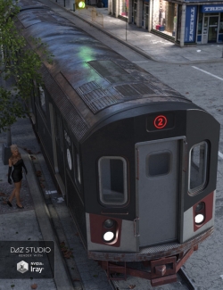 涂鸦地铁内部外部精细3D模型