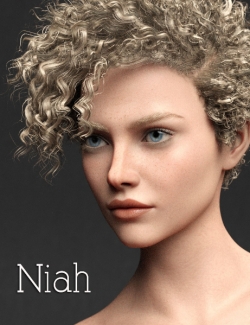 自然妆容发型雀斑皮肤女性3D模型