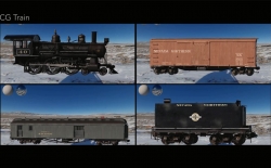 AT&T公司广告片《火车（Train）》幕后制作解析视频 纯CG火车事故场景的制作