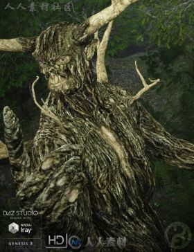 古老神秘的森林之王角色3D模型合辑