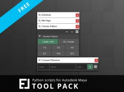EL Tool Pack工具集支持免费下载 可以简化Maya软件中常见任务的操作流程