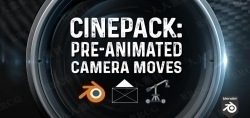 Cinepack预制动画摄像机动作预设Blender插件V4版