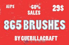 865组超级实用笔刷合辑 Creativemarket 865 Brushes -60% SALES 220664