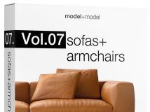 《沙发与座椅3D模型合辑》model+model Vol.07 Sofas+Armchairs