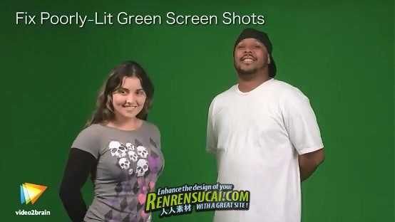 《綠屏拍攝虛擬場景合成影片高級教程》