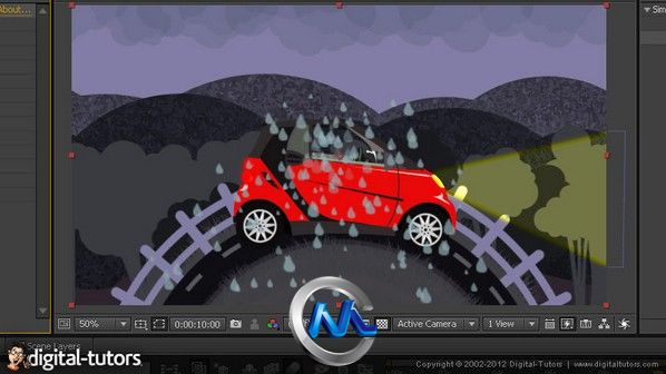 《AE制作矢量汽车动画视频教程》Digital-Tutors Creating a Vector Car Animation ...
