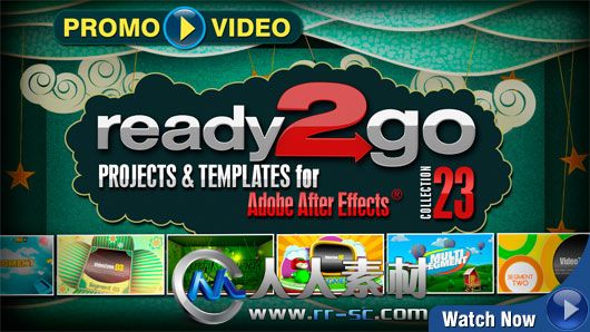 《DJ最强AE模板合辑Vol.23》Digital Juice Ready2Go Collection 23 for After Effects
