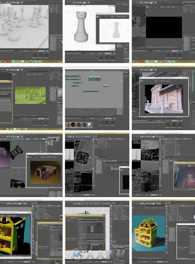 C4D中Arnold高效渲染技术训练视频教程 FXPHD CD4221 Using Arnold in Cinema 4D