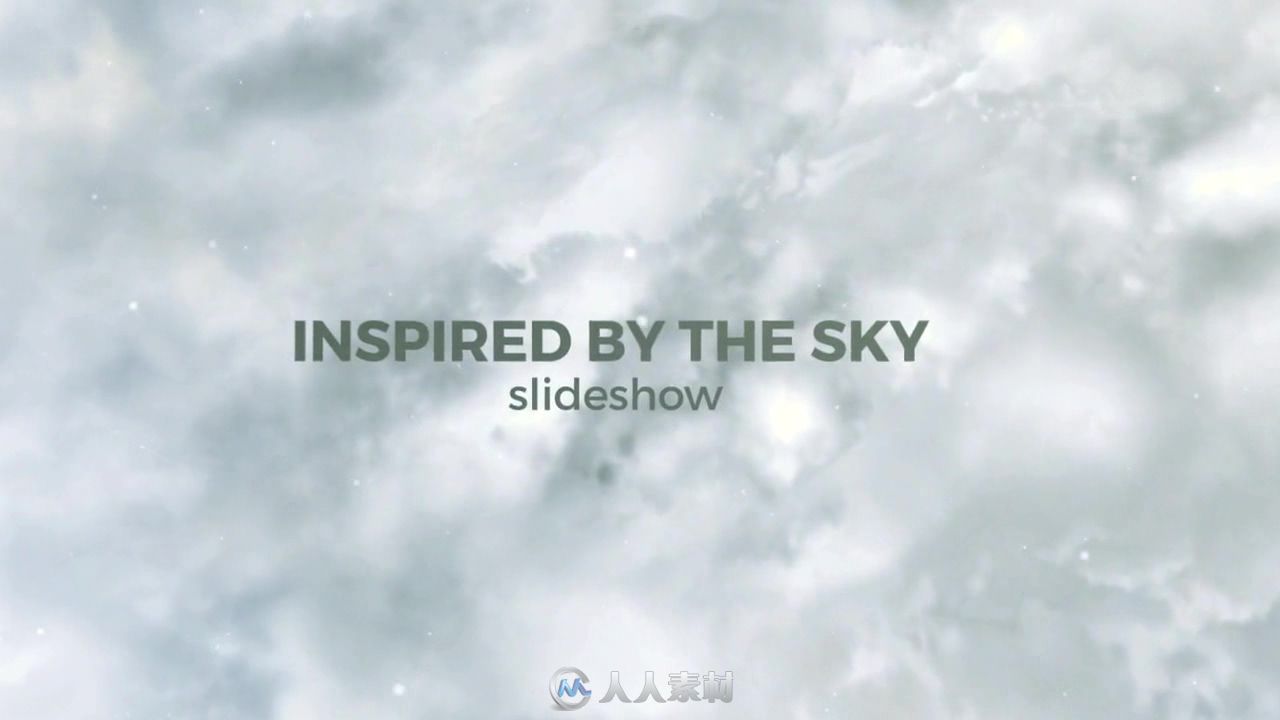 天空云中镜头穿梭幻灯片预告片AE模板 Videohive  Inspired by the Sky 17421107