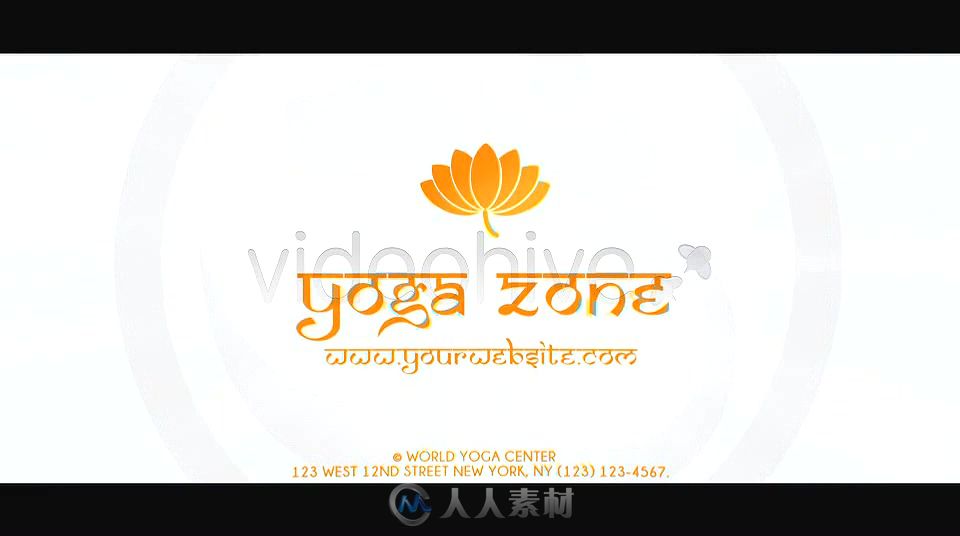 现代瑜伽幻灯片宣传片AE模板 Videohive Yoga Zone 3588905