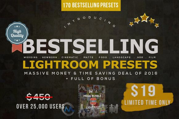 销量最佳lightroom预设合辑CM - Bestselling Lightroom Presets Sale 507702