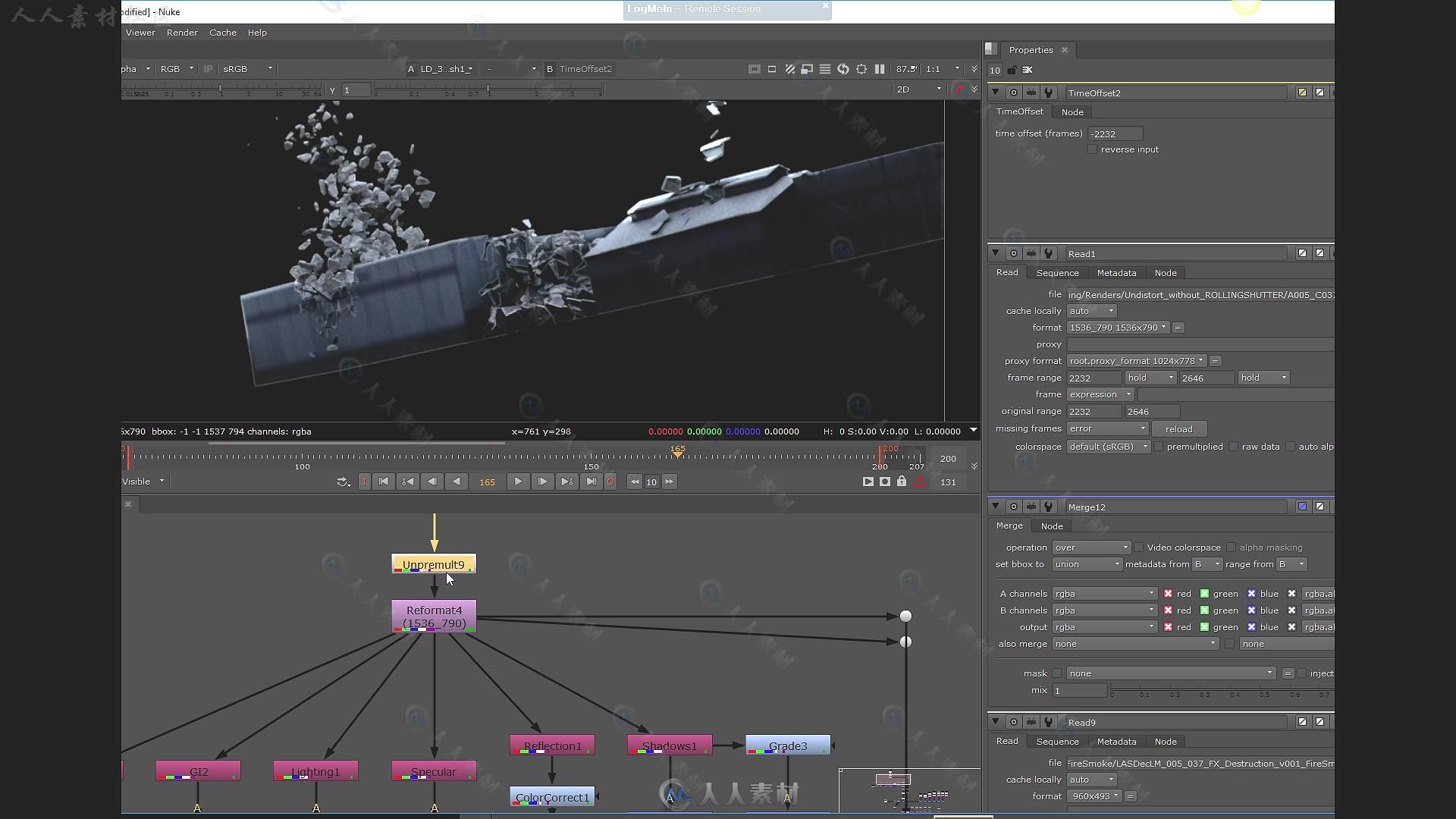 Nuke与3dsmax影视级科幻特效实例制作视频教