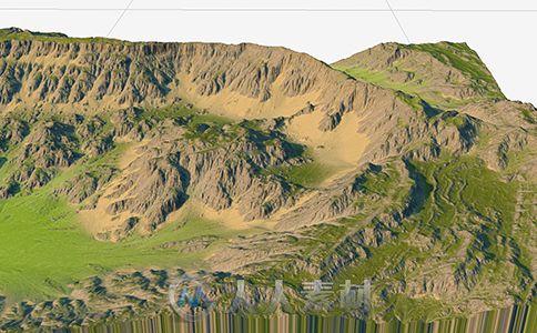 3dmax VS WorldMachine高精度低面数真实地形建模视频教程