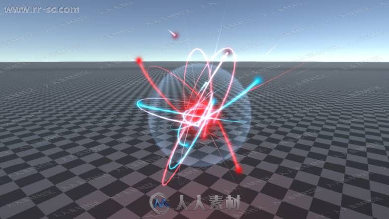 33组发光球体旋转动态特效粒子系统Unity游戏素材资源