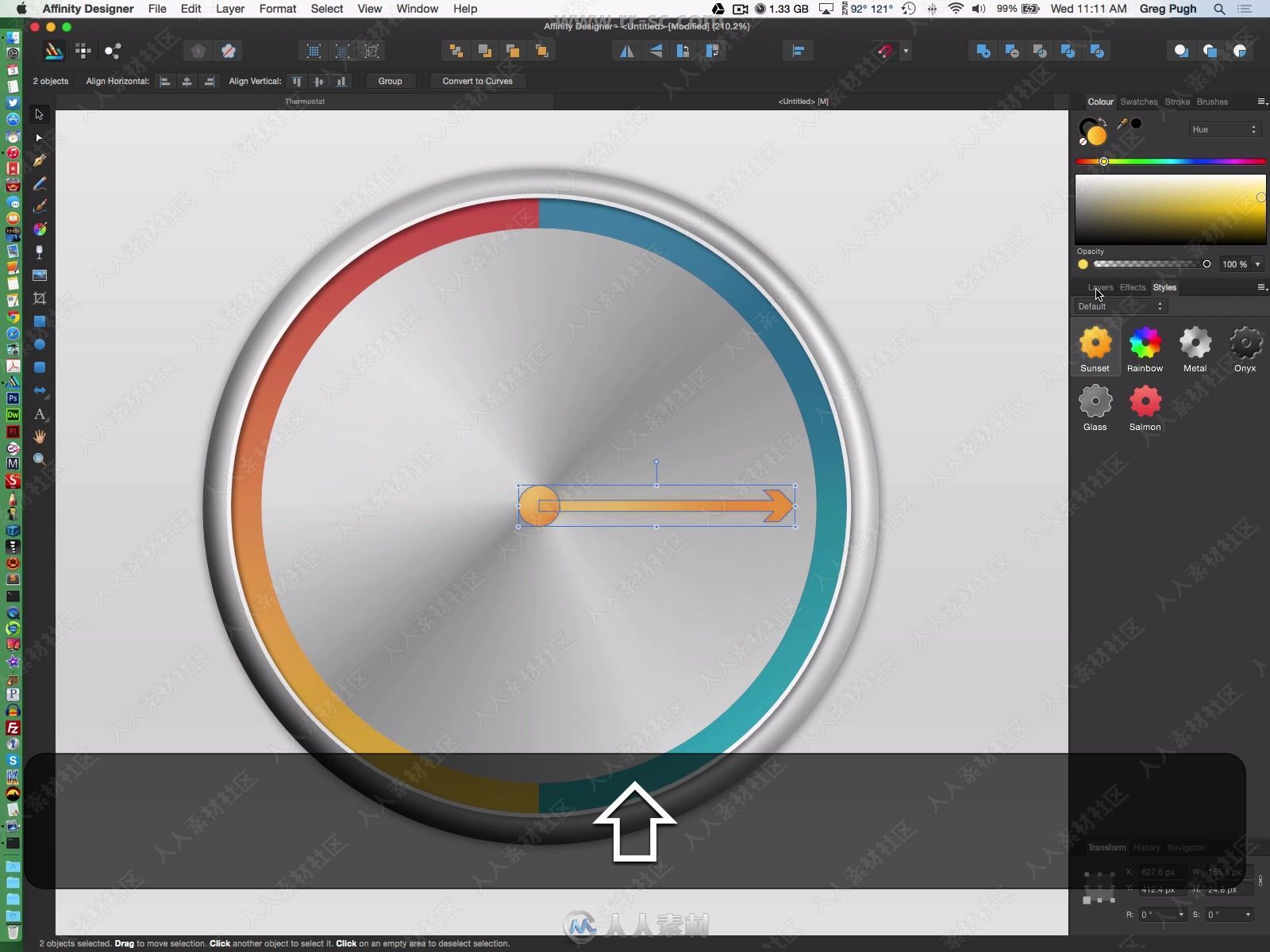 Affinity Designer矢量图形设计初学者入门训练视频教程