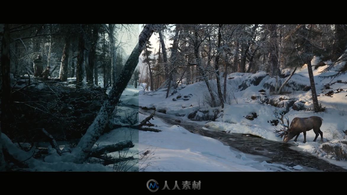 游戏《战神（Gof of War）》预告片幕后制作解析视频 场景和角色的创建解析