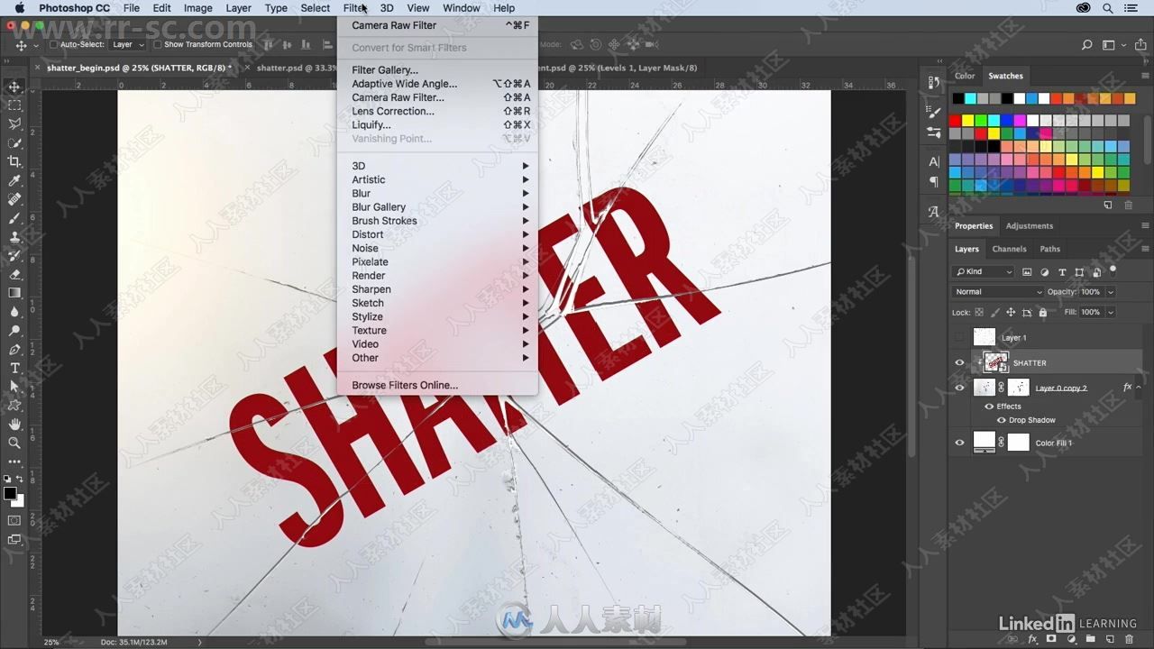 Photoshop字体特效设计训练视频教程