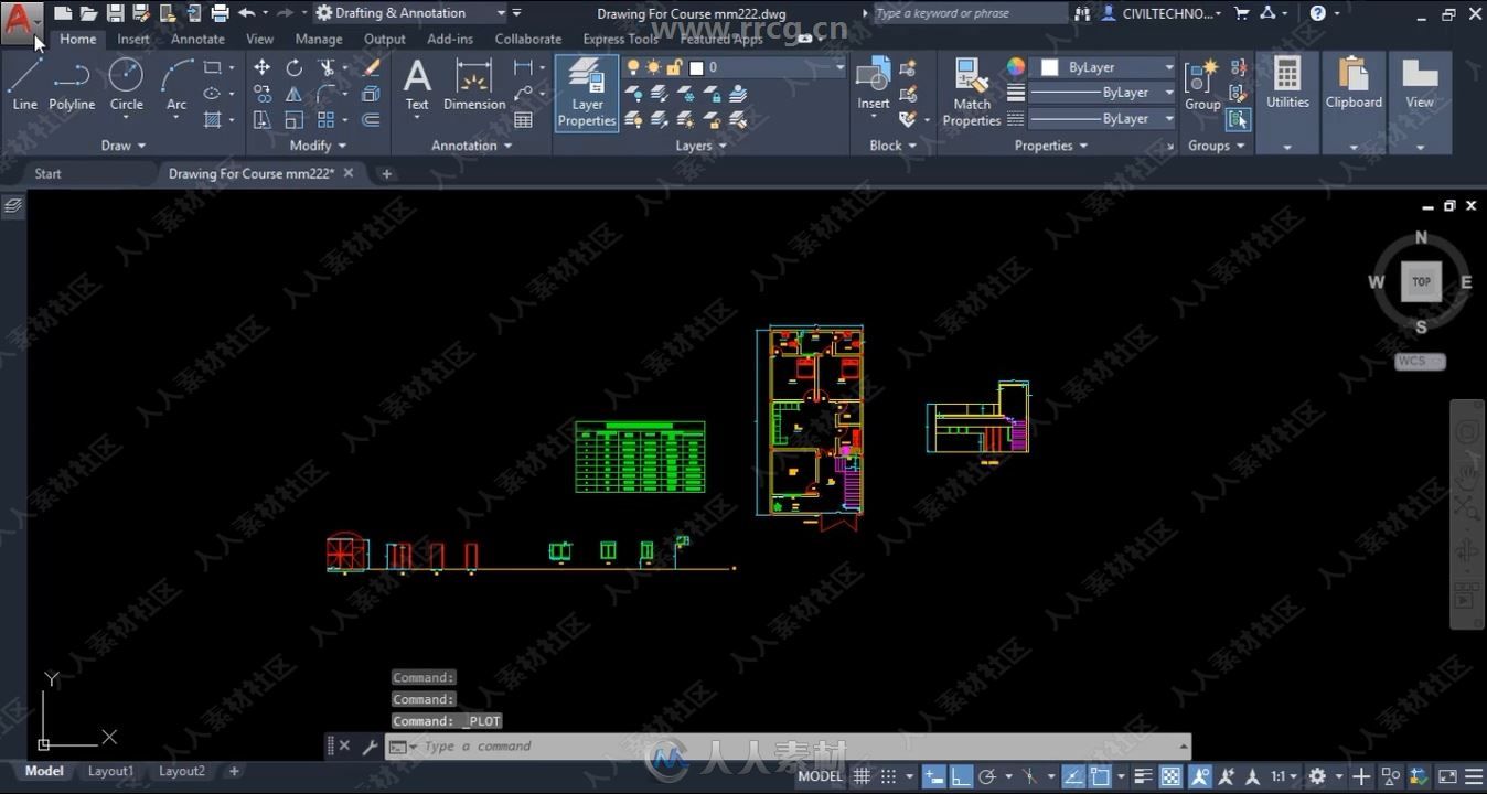AutoCAD 2020大师级2D3D技术训练视频教程