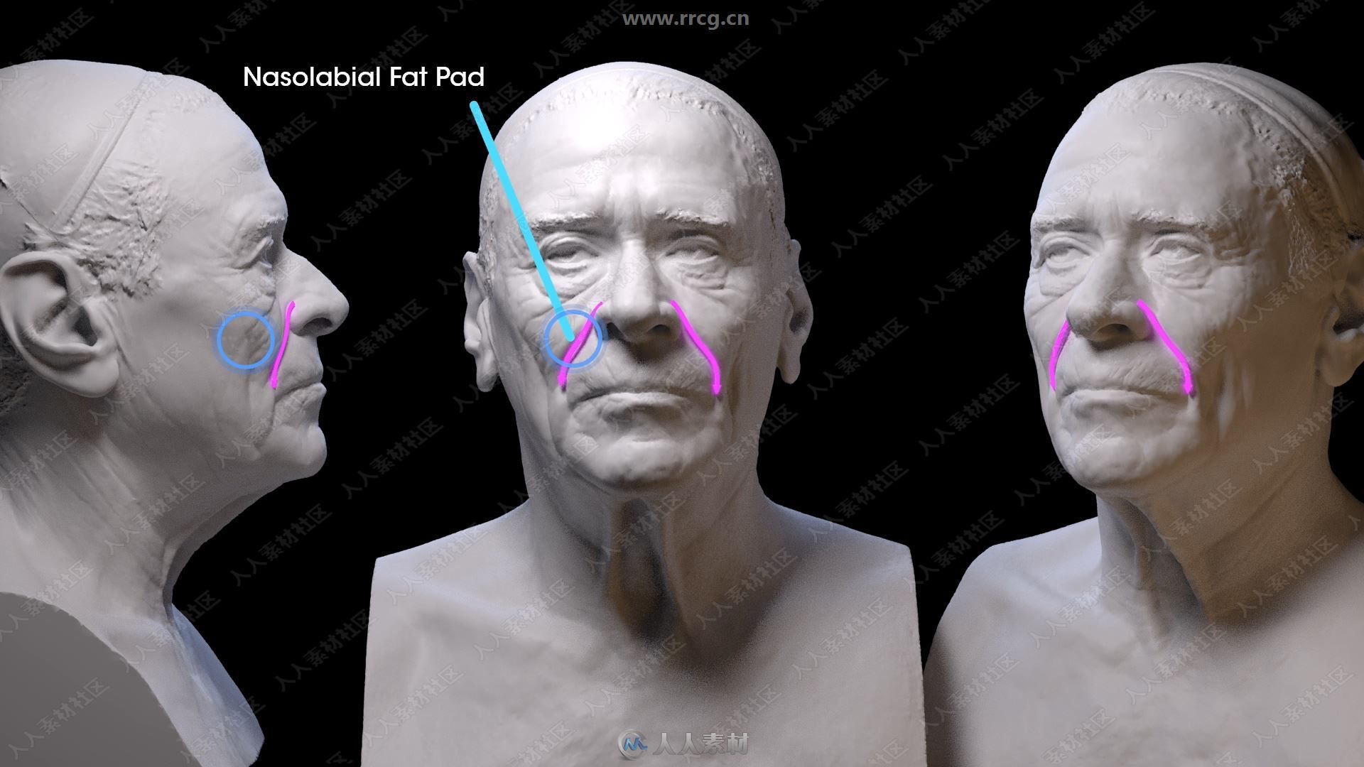 ZBrush脸部面部数字雕刻完全训练视频教程