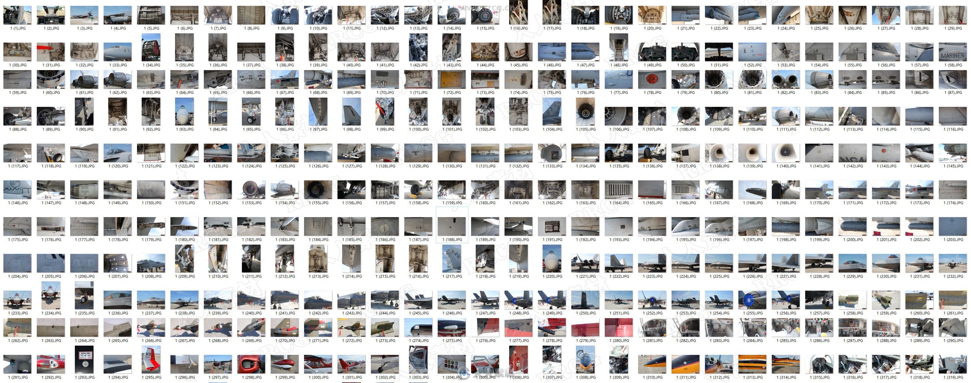 687组飞机内外部组件结构高清参考图片合集