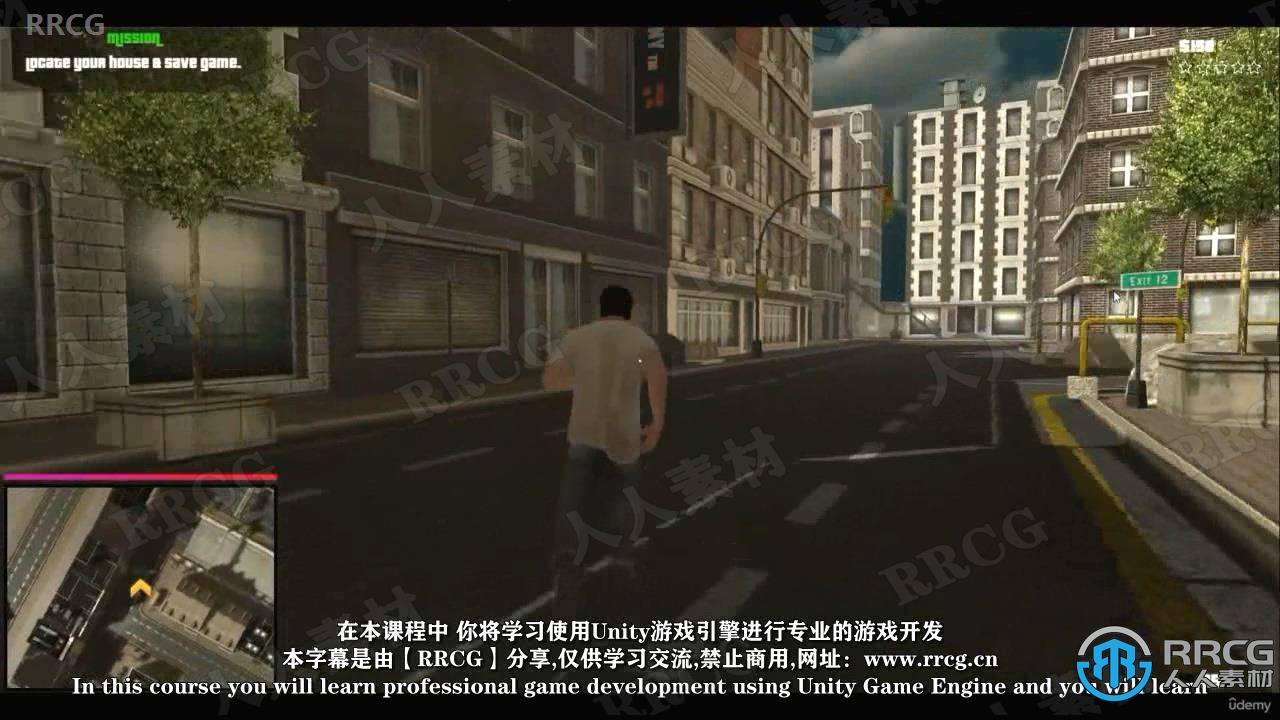 【中文字幕】Unity制作《GTA5》游戏完整流程视频教程