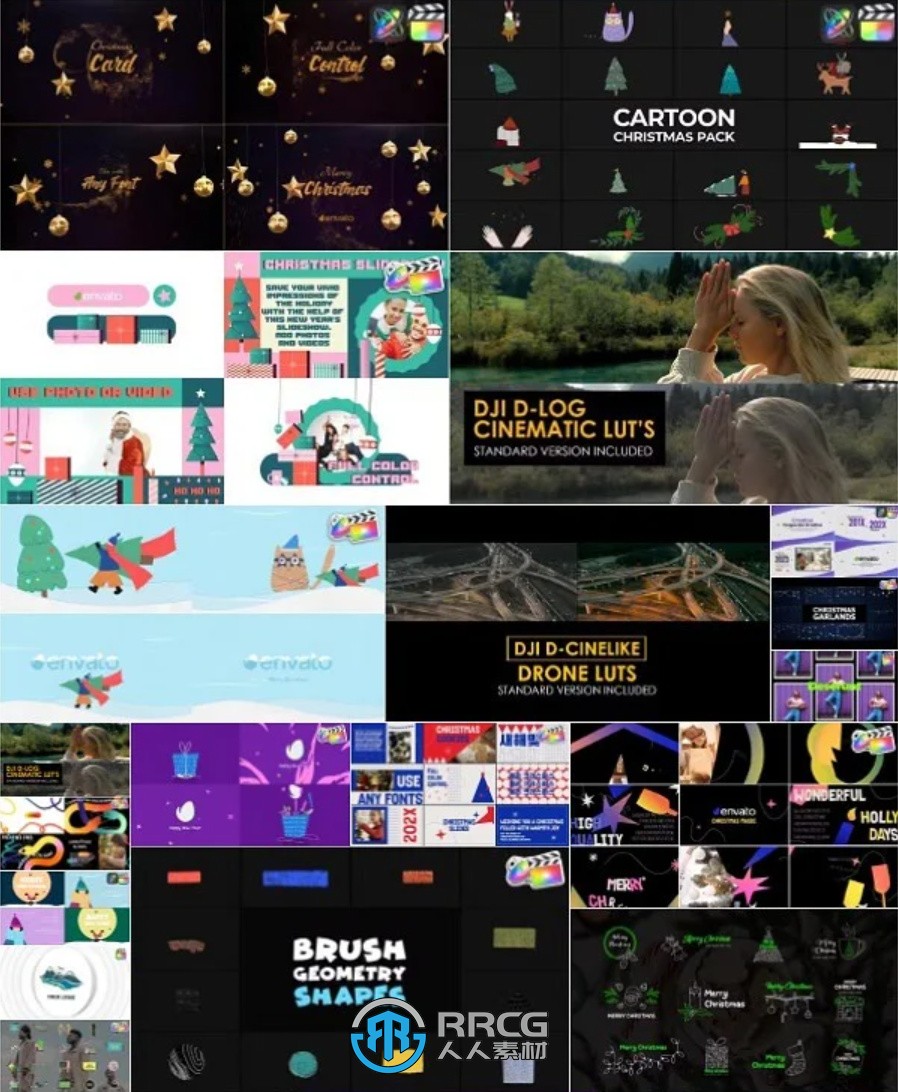 FCP与Motion精美设计动画视频模板2023年度11月合集