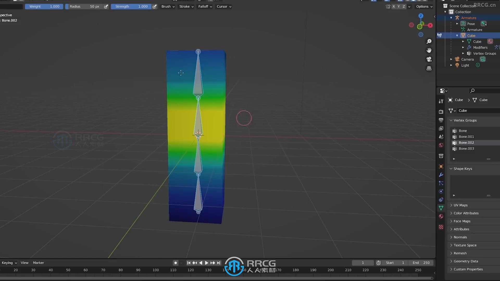 Blender中角色绑定装配与动画制作技术视频教程