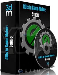 Gamemaker Studio图形化制作视频教程 3DMotive Create GUIs in Gamemaker Studio