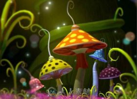 蘑菇场景3D模型