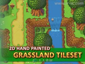 高品质手绘草地贴图和材质Unity游戏素材资源