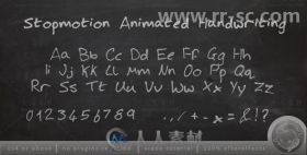 创意定格手写文字动画AE模板 Videohive Stopmotion Handwriting 2544884