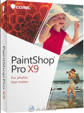 PaintShop专业相片编辑软件X9版 COREL PAINTSHOP PRO X9 WIN X64