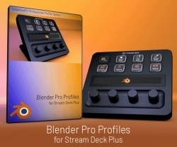 Blender Pro Profiles Stream Deck快捷键高效流程Blender插件V2.1版