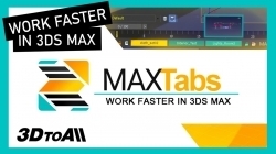MAXTabs项目预览切换3dsmax插件V1.3版
