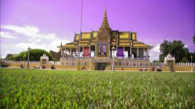 柬埔寨城市街道城市风光视频素材