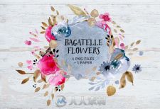 清新小花平面素材合辑Bagatelle Flowers