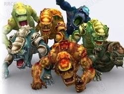 巨魔怪兽怪物模型Unity游戏素材资源