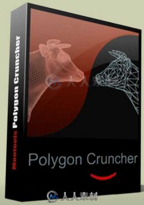 Mootools Polygon Cruncher三维建模优化工具Maya与3dsmax插件V11.10版 MOOTOOLS PO...
