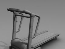 《跑步机3D模型》Turbosquid Treadmill