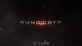 震撼大气的喷气展示文字标题影视片头AE模板 Syndicate Trailer