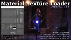 Material Texture Loader材质纹理3dsmax插件V1.23.2版
