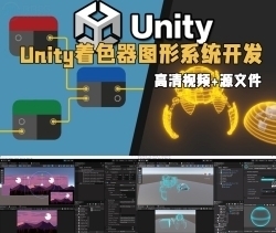 Unity着色器图形系统开发技术训练视频教程