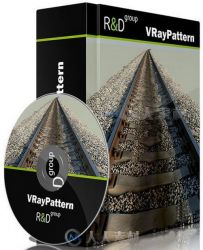 VRayPattern置换几何3dsmax插件V1.068版 VRayPattern 1.068 for 3ds Max 2014-2015