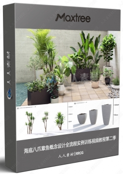 Maxtree出品草木植物3D模型Vol.19合集