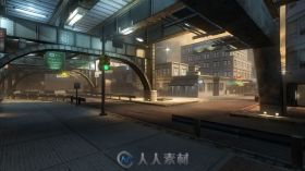 现实城市环境模型Unity3D资源素材