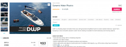 Dynamic Water Physics 1.3 - 交互式水面海水物理插件