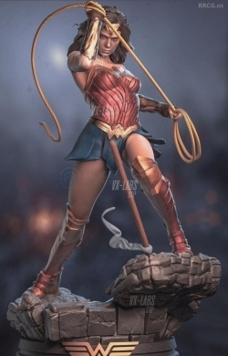 戴安娜·普林斯《神奇女侠》动漫影视角色雕刻手办3D打印模型