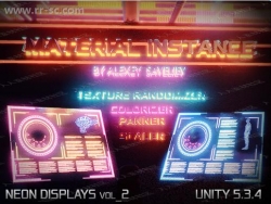 游戏科技感彩色灯光渲染工具Unity游戏素材资源