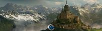 NUKE与PS山顶城堡绘景动画视频教程
