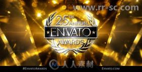 高端大气好莱坞风格终极颁奖典礼片头视频包装AE模板 Videohive Ultimate Awards P...